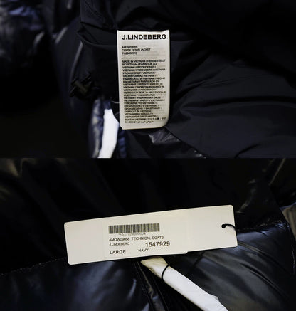 j.lindeberg creek down jacket navy blue