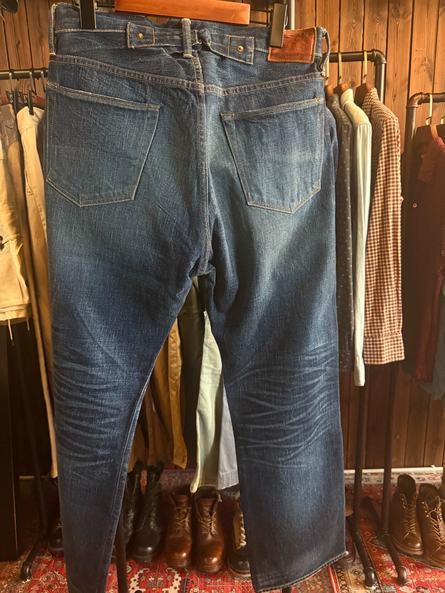 RRL 32-32 Blue Jeans