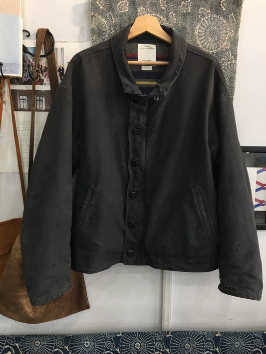 visvim purser deck jacket in navy color