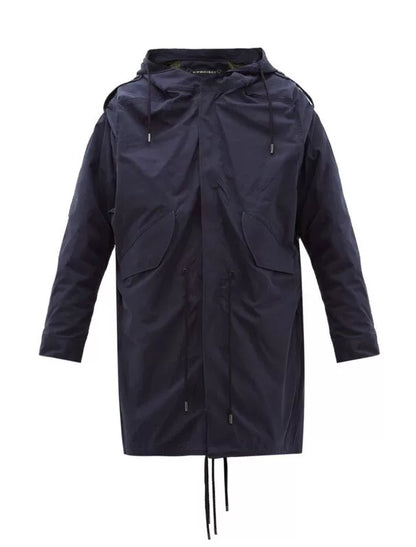 Y/PROJECT Oversized Parka Coat in Black