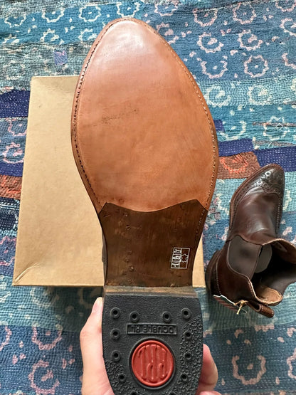 RRL Carved Western Chelsea Boots