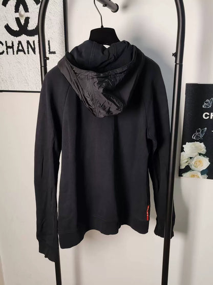 Prada Logo Zip Up Jacket