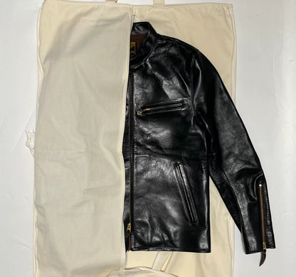 black leather jacket by Y'2 Leather