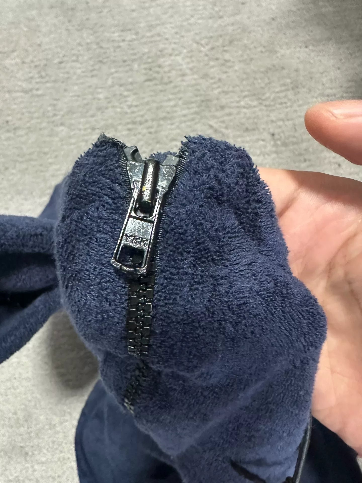 glossy fleece ninja hoodie jacket