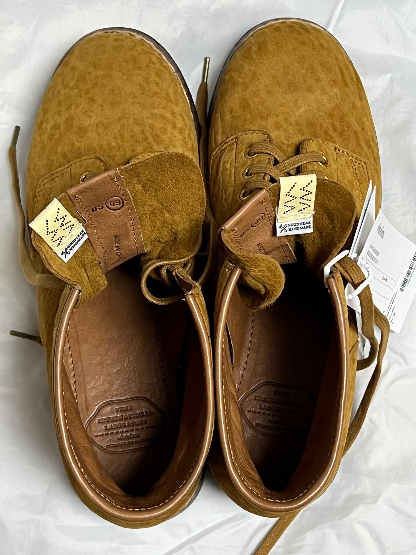 VISVIM BRIGADIER MID-FOLK CAMEL