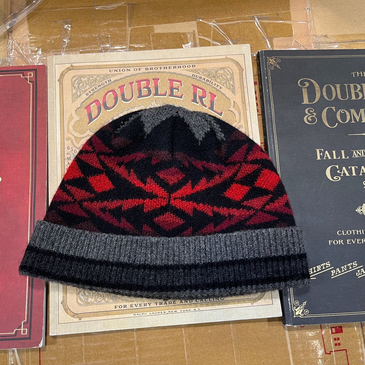 RRL Navajo Knit Wool Beanie