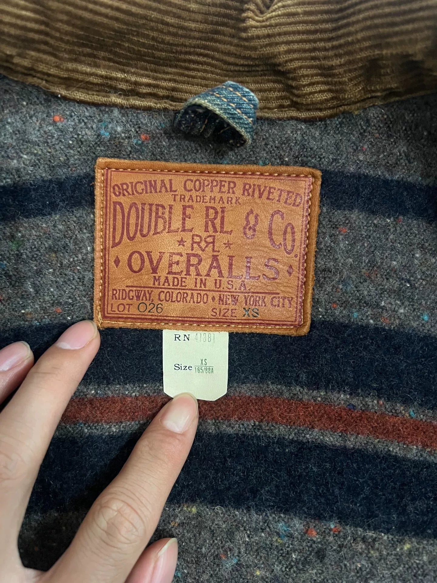 limited edition distressed denim jacket size XS