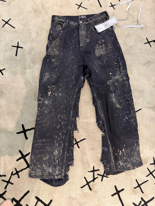 Balenciaga Distressed Denim Jeans