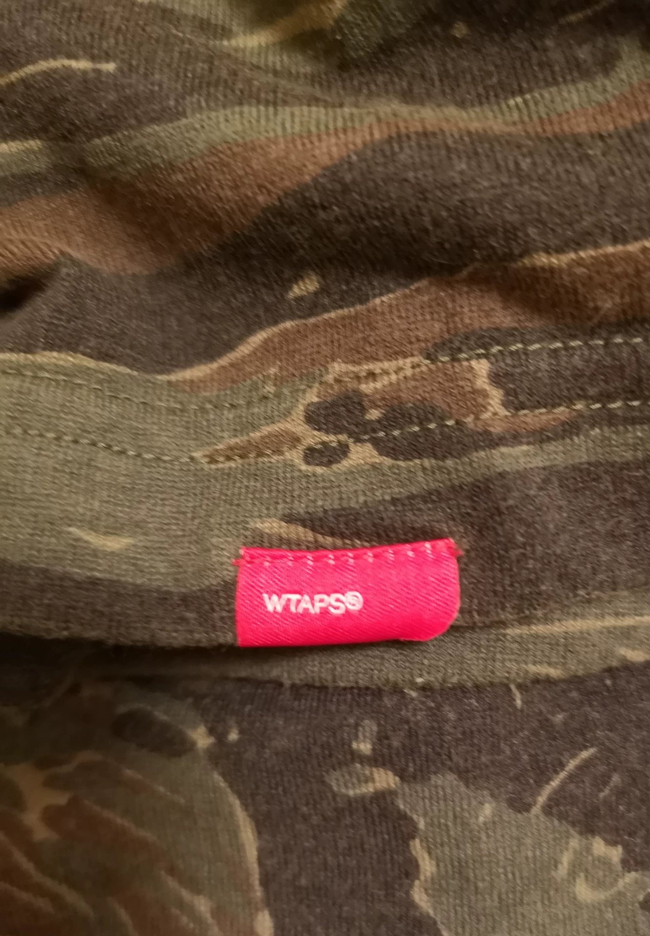 WTAPS Vintage Camo Short Sleeve Tee