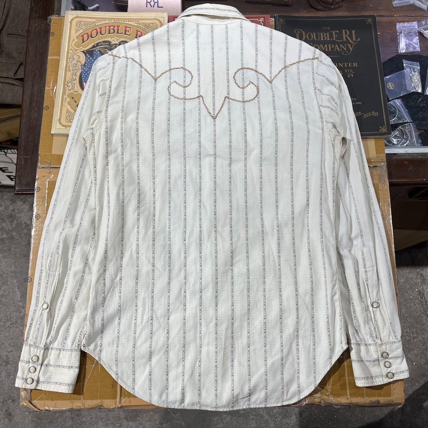 RRL Vintage Western Embroidered Shirt