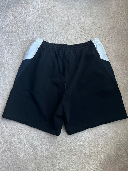 Balenciaga Black and White Logo Shorts