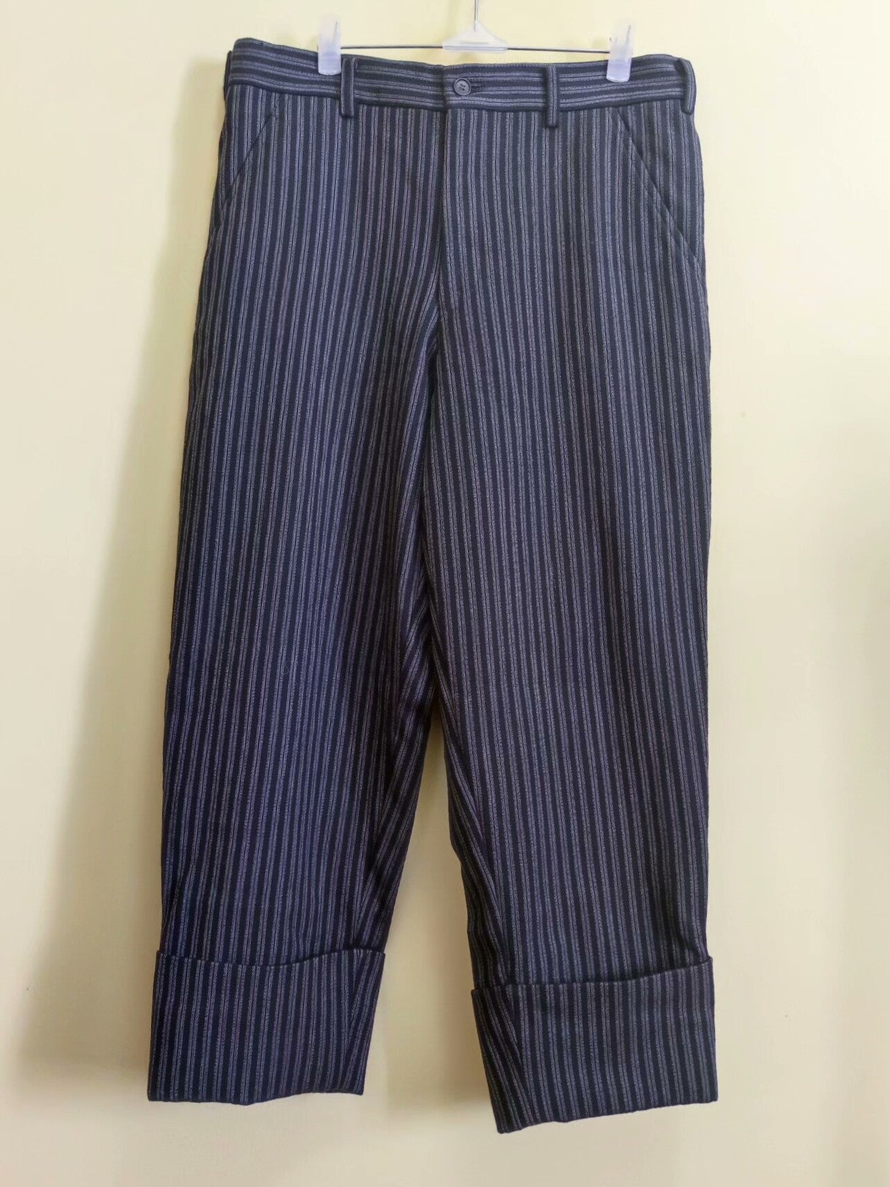 Comme des Garçons Striped Wool Pants