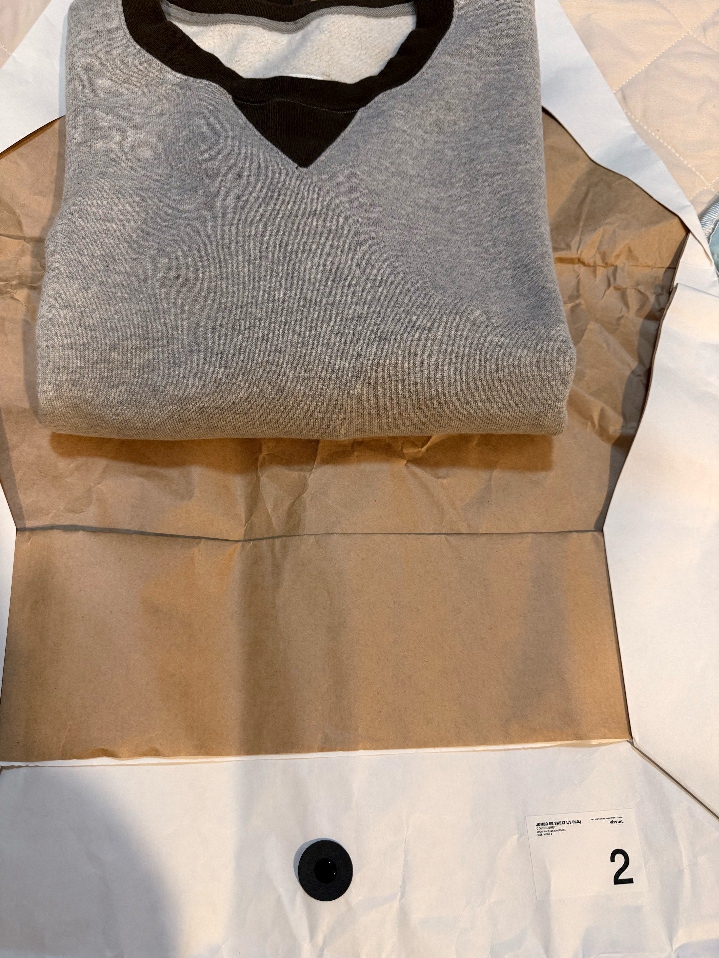 VISVIM 25AW SPOT JUMBO SB SWEAT