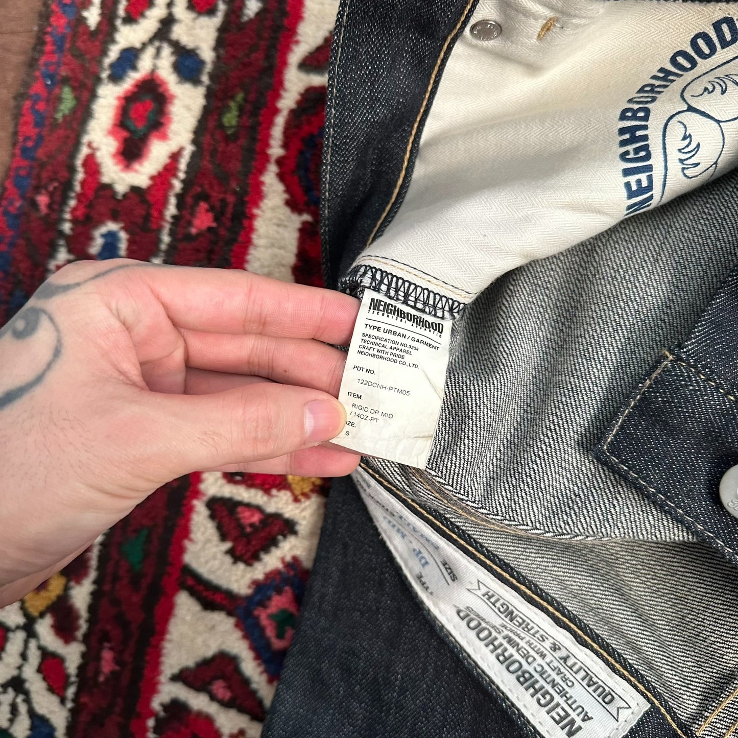 neighborhood 12aw original denim pants