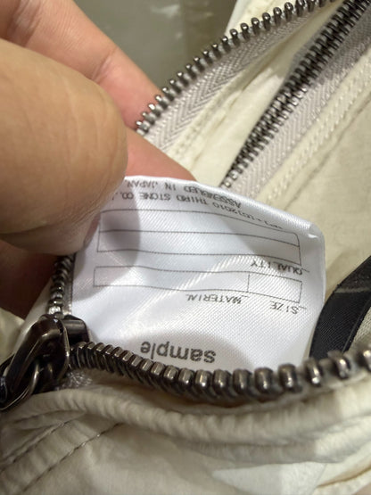 Sheer Layered Stand Collar Jacket