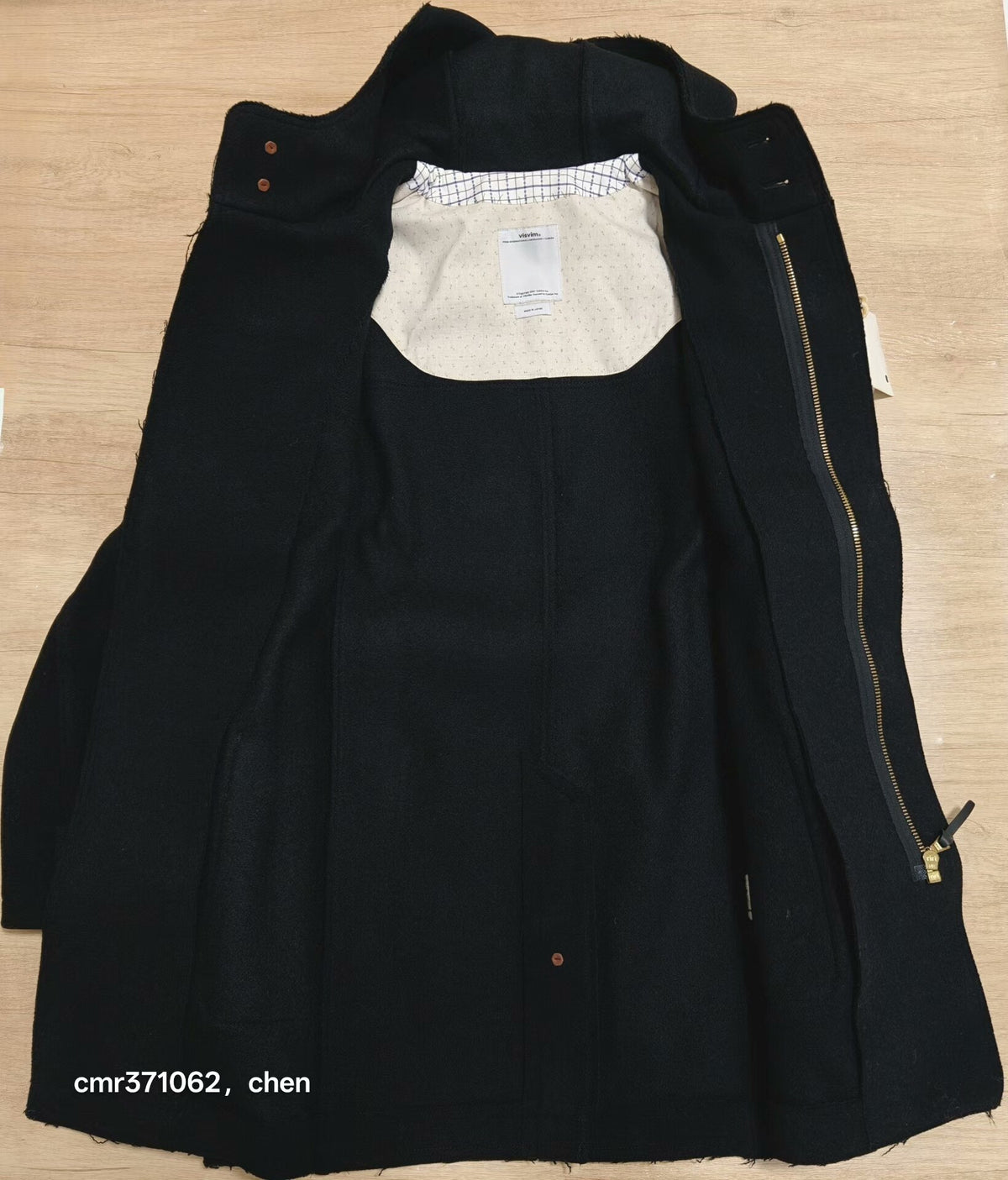 visvim 15AW Commodore Melton Wool Coat