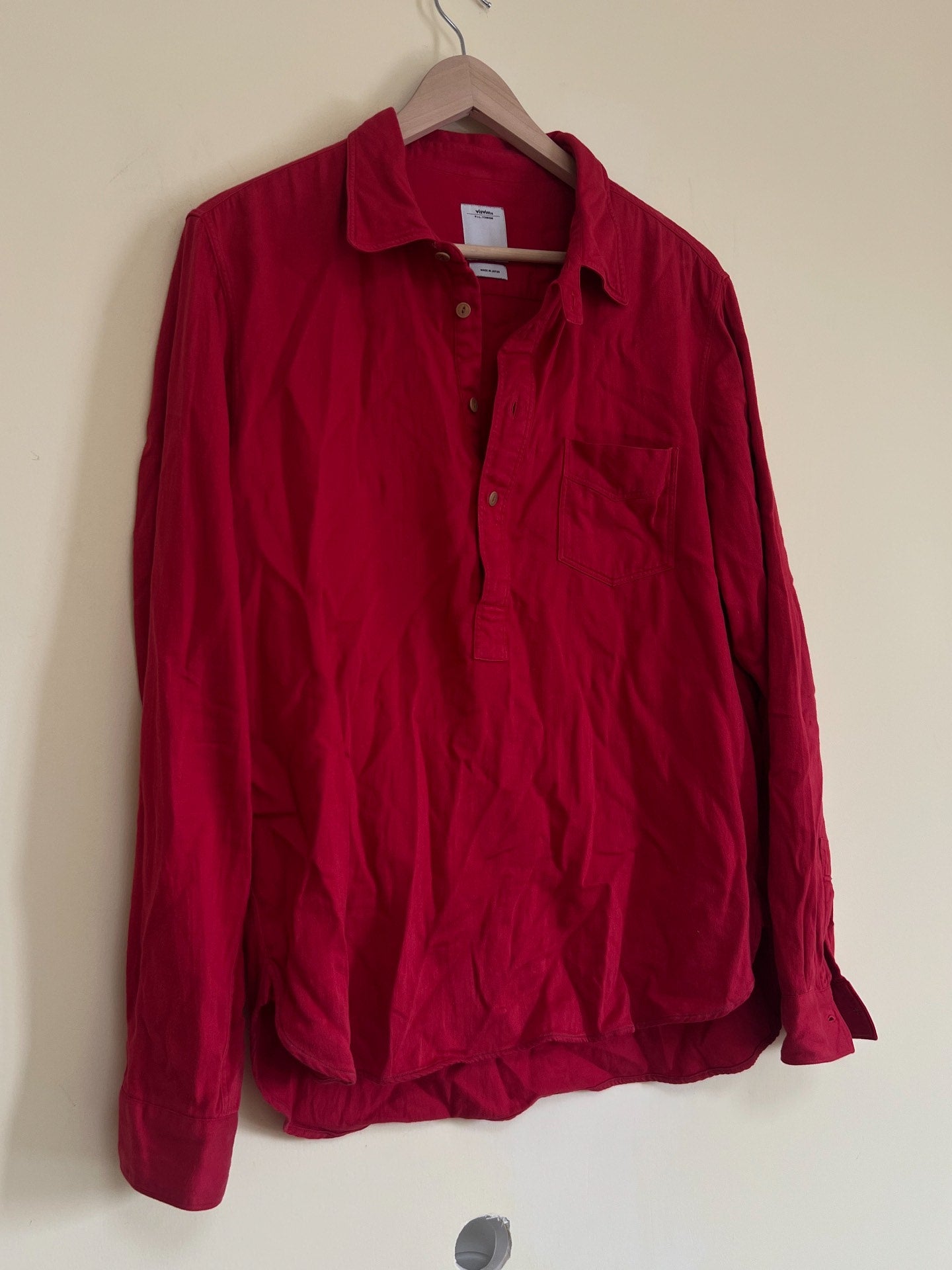 VISVIM 16SS Free Edge Pullover Shirt