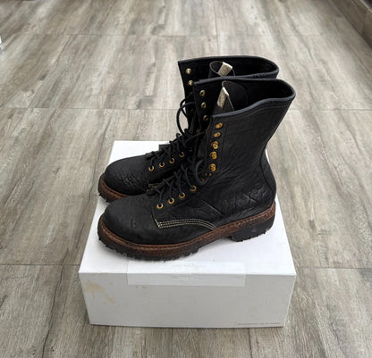 VISVIM SCOUT PLAIN TOE HI-FOLK BOOTS