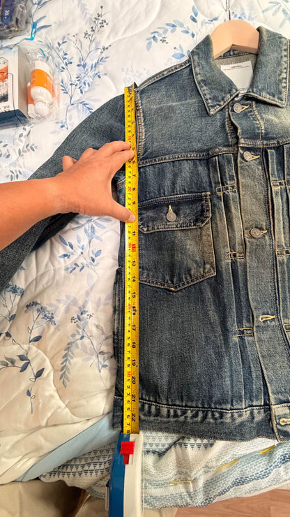 Visvim 101JKT Damaged Snake Tag Denim