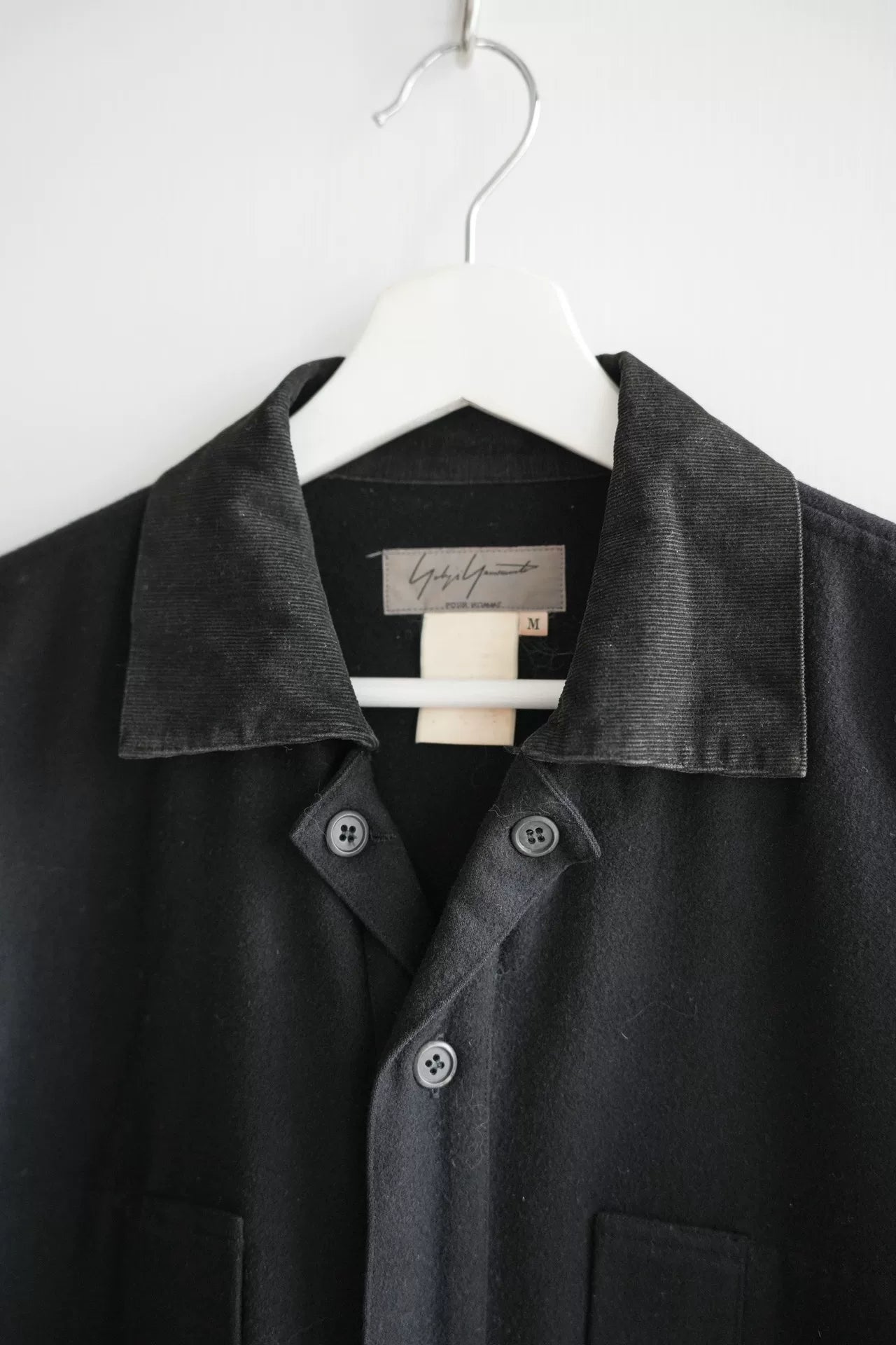 Yohji Yamamoto Wool Shirt with Unique Design