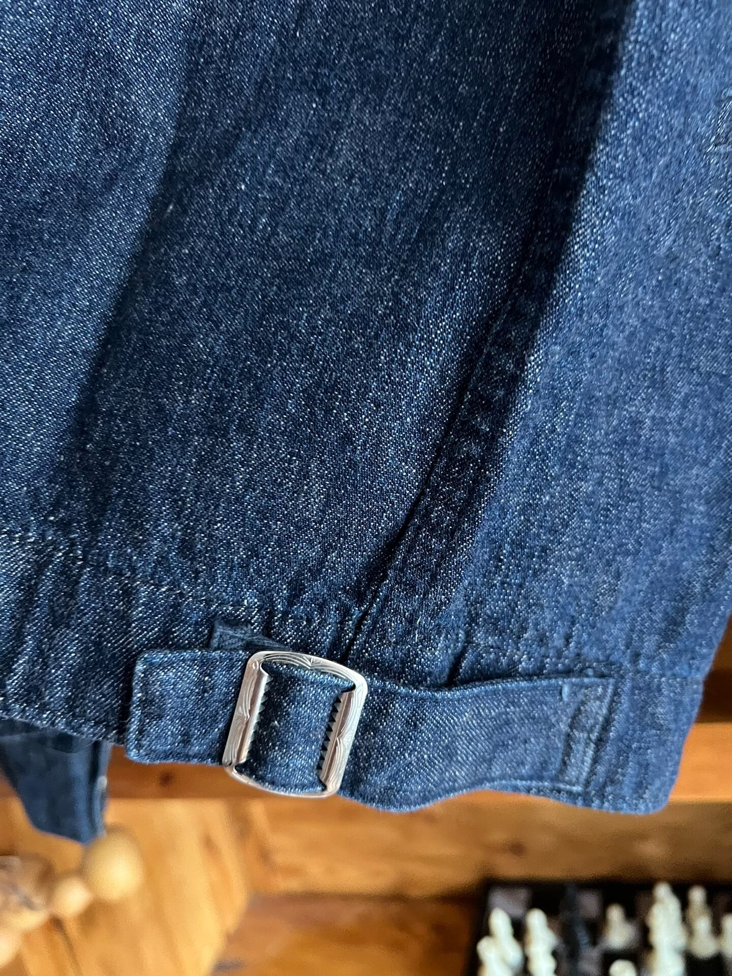 limited edition blue-dyed denim jacket