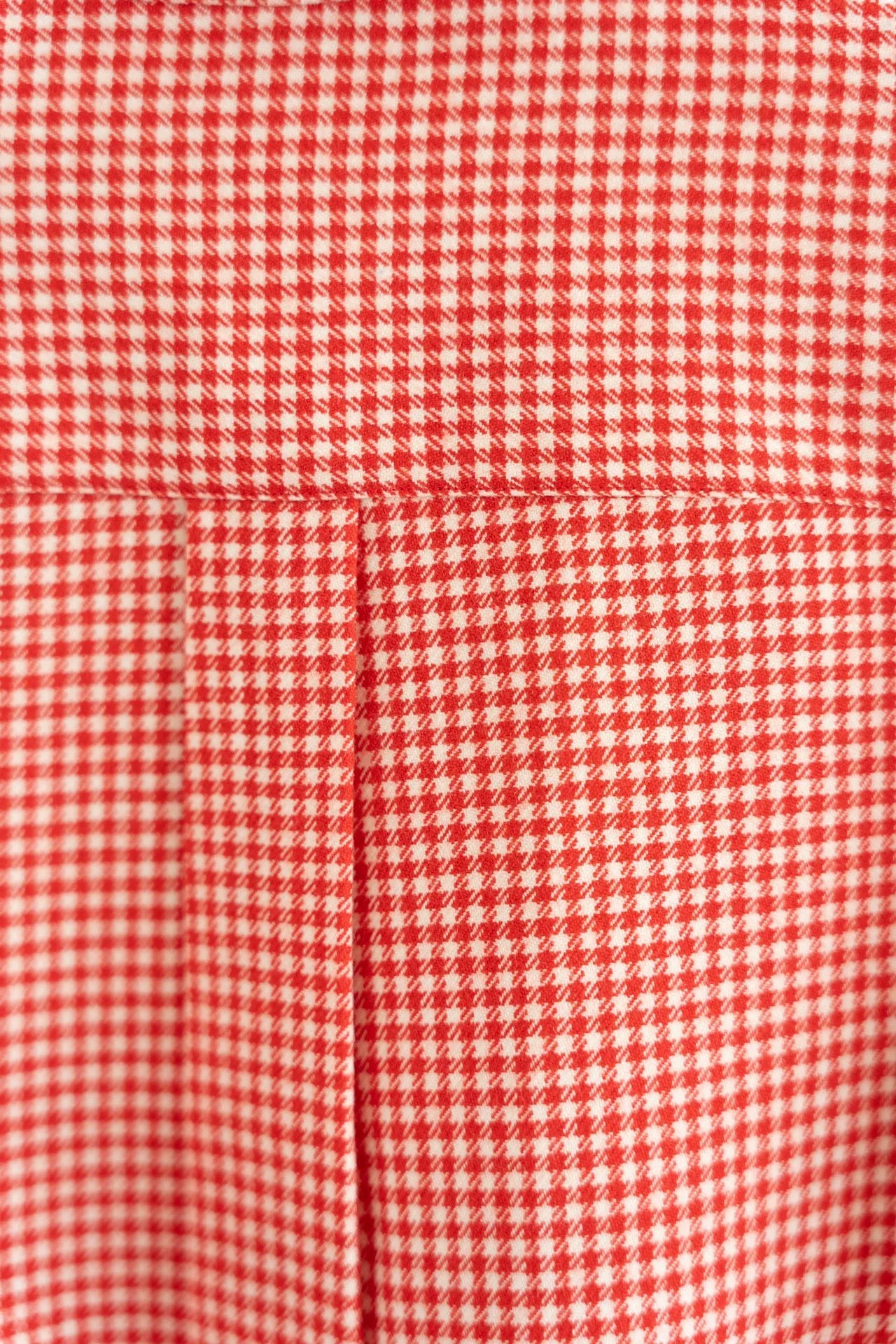 yohji yamamoto red checkered shirt