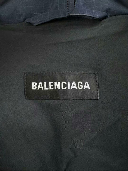Balenciaga Logo Cotton Jacket with Clasp