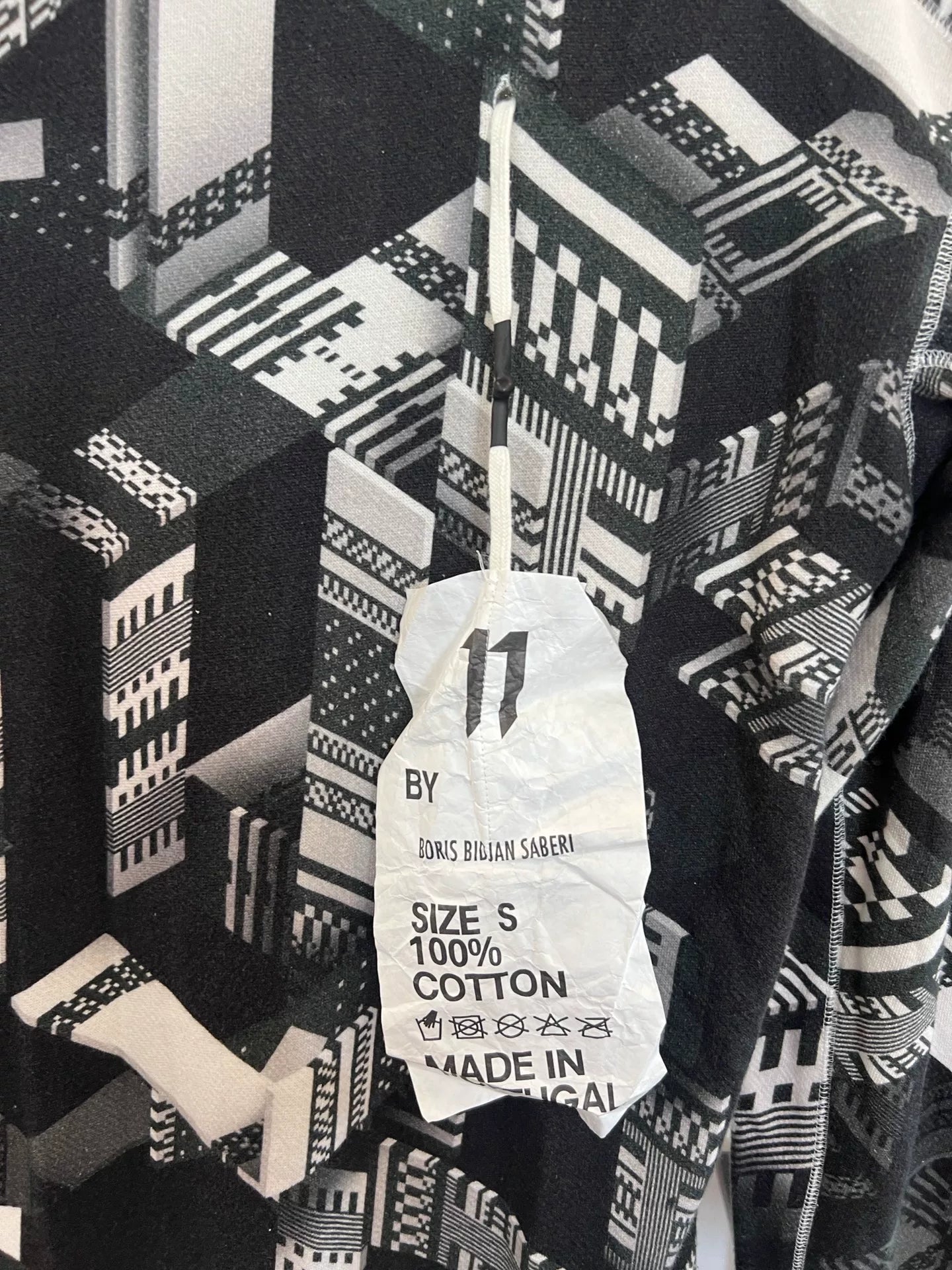 Boris Bidjan Saberi 11by BBS Graphic Print Hoodie