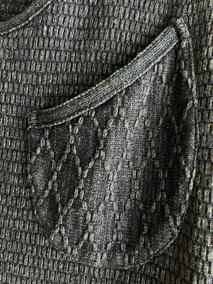 blue sleeveless vest by porter classic