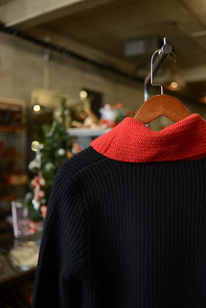 Ralph Lauren Ivy Style Shawl Collar Wool Cardigan