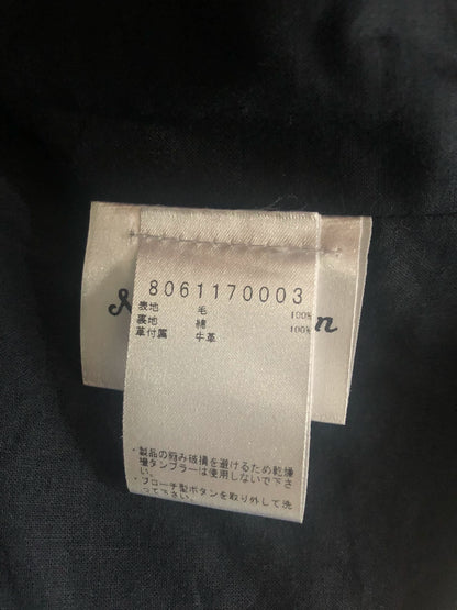 navy wool vest by Nigel Cabourn