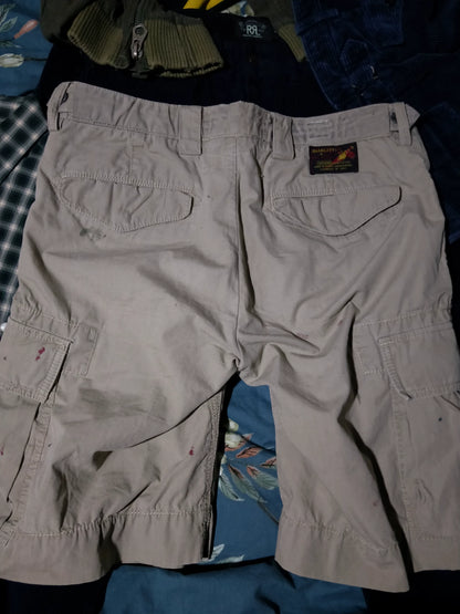 Ralph Lauren Vintage Distressed Hunting Fishing Shorts