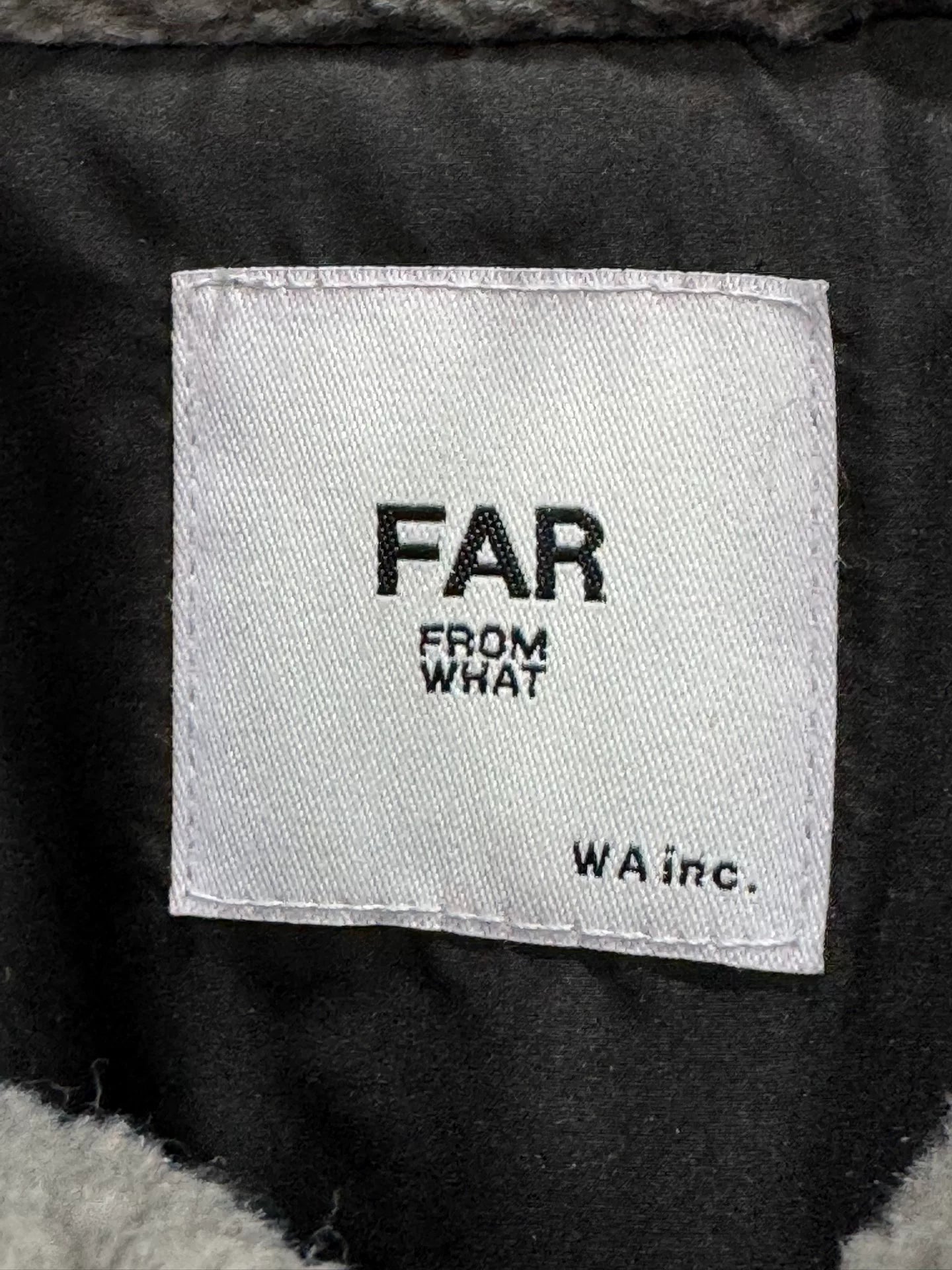 gray fleece zip-up jacket size M