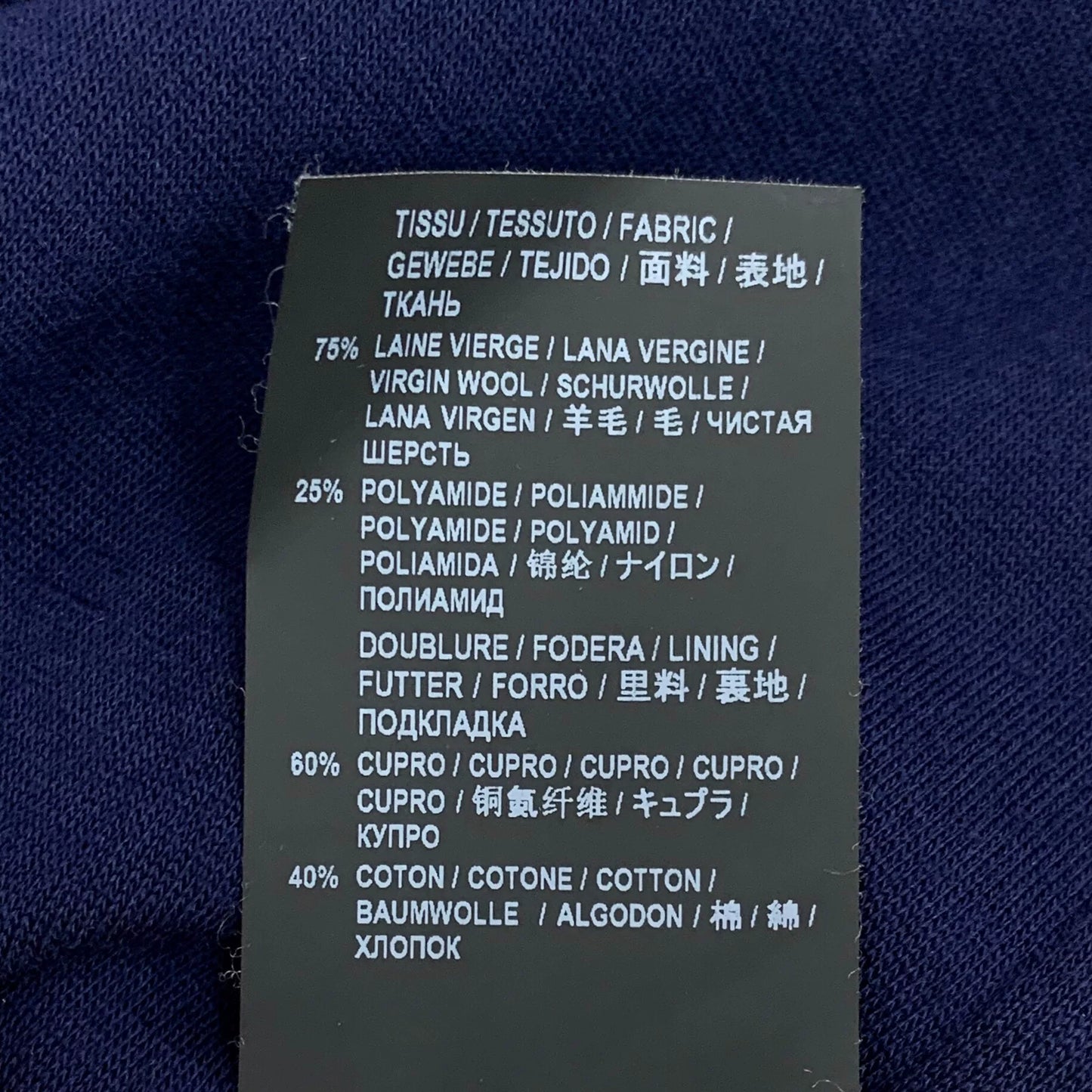 Yves Saint Laurent Dark Blue Logo Shirt
