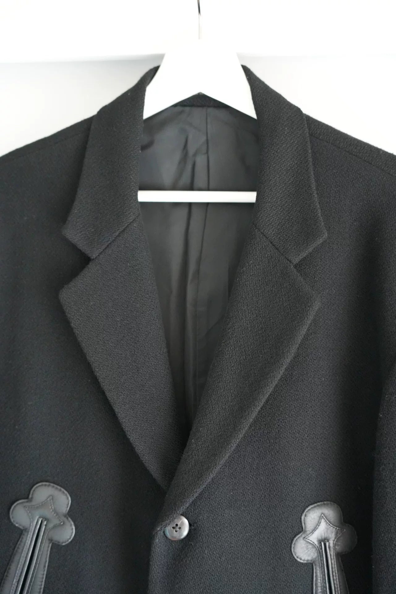 Yohji Yamamoto 88AW Leather Flower Suit