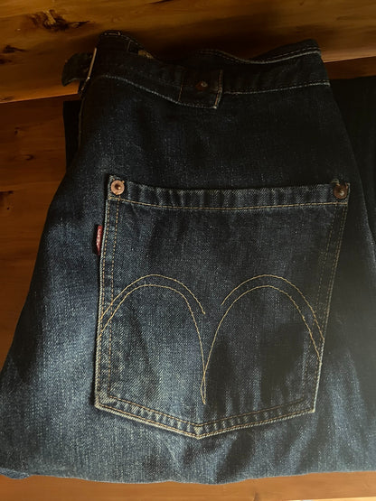 vintage sugar cane straight leg jeans