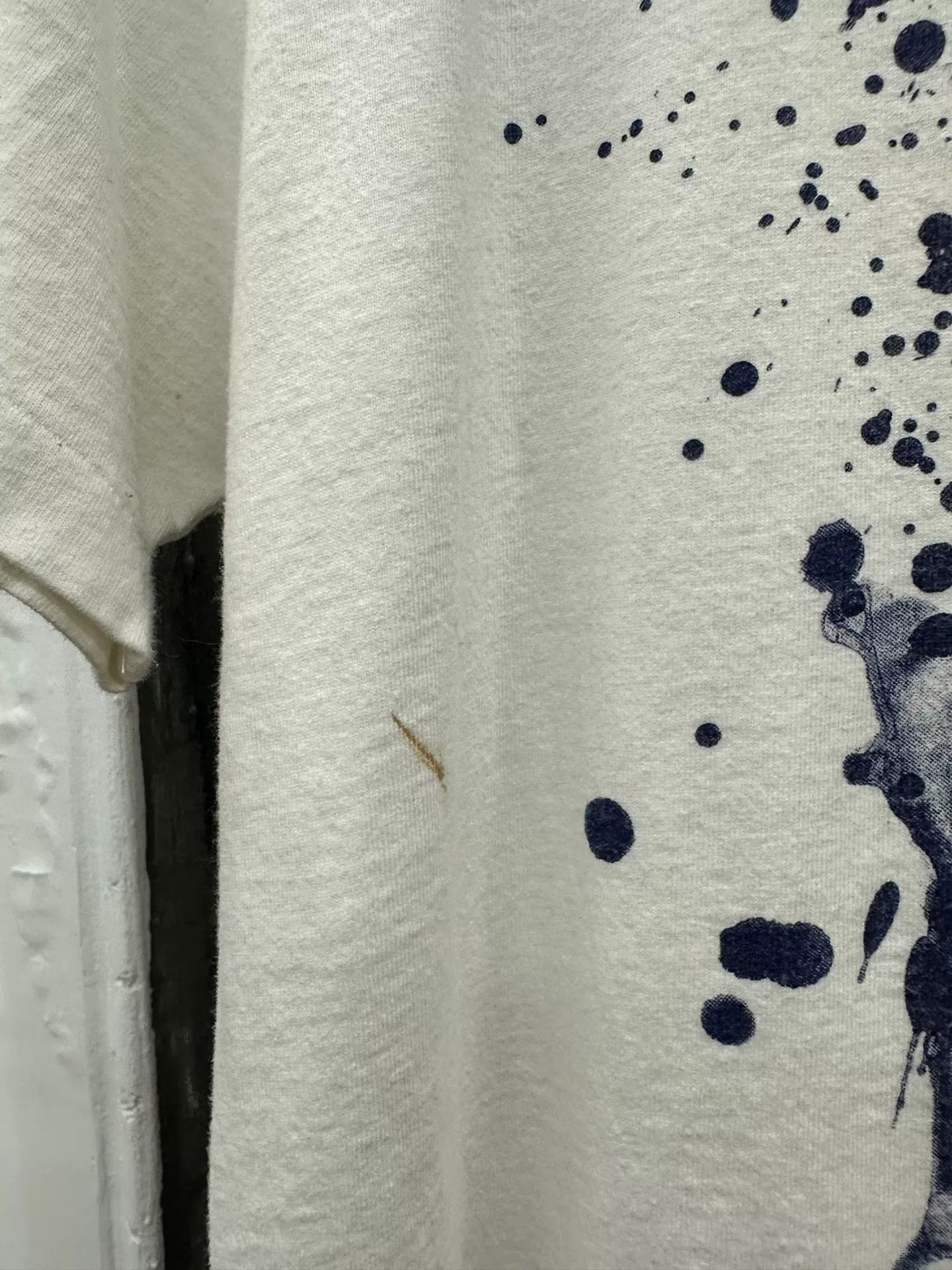 undercover ink splatter short sleeve t-shirt