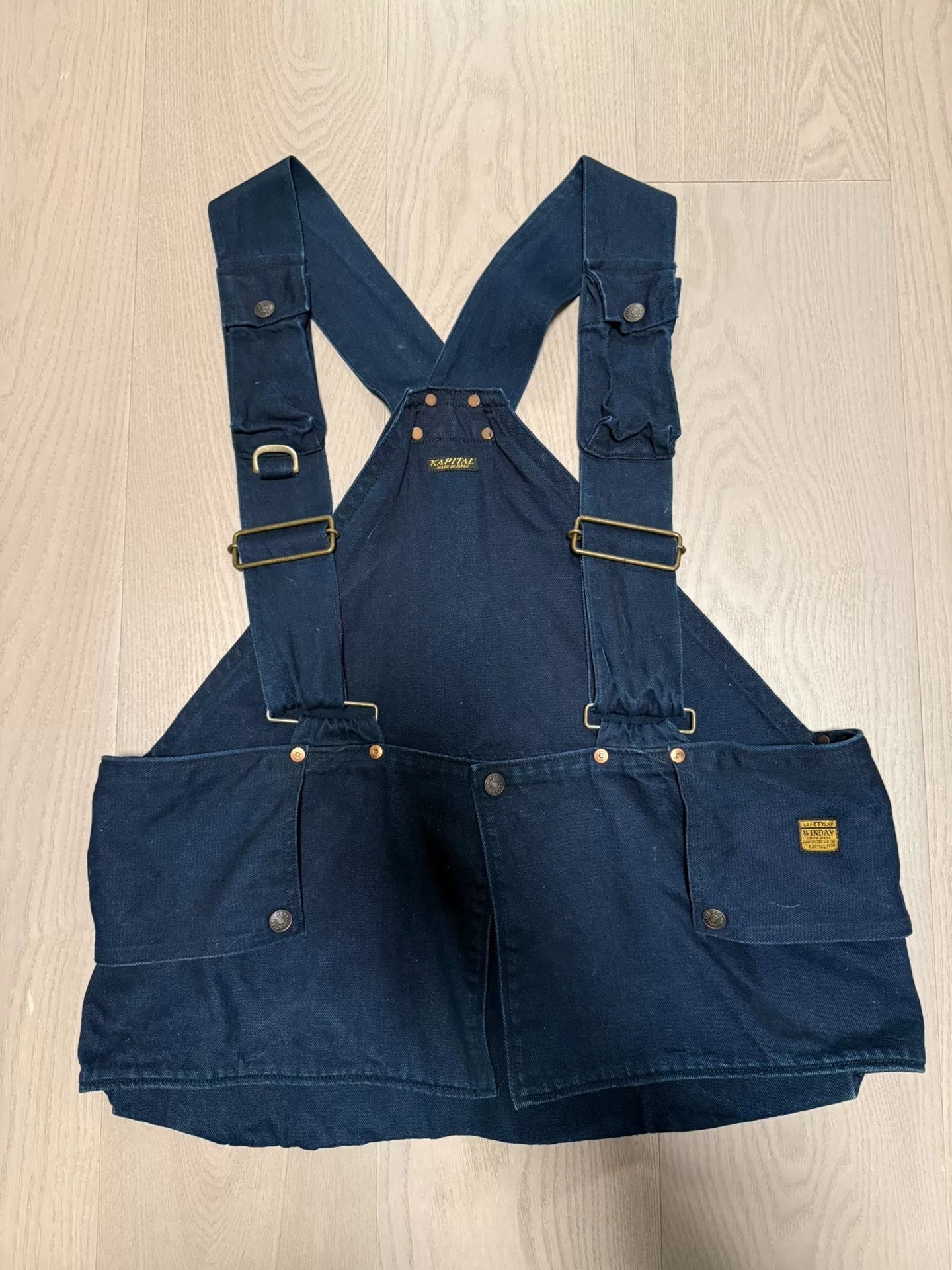 Kapital Men's Vest with Multi-Pockets