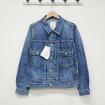 VISVIM SS 101 DMGD-1001 Washed Denim Jacket
