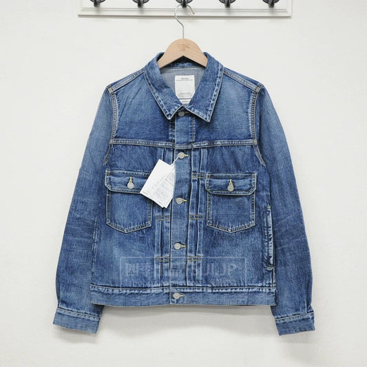VISVIM SS 101 DMGD-1001 Washed Denim Jacket