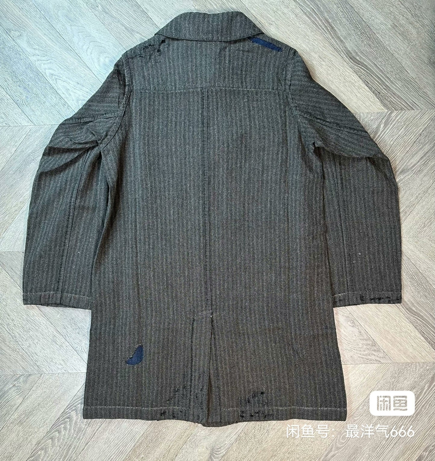 visvim monkey coat with unique textures and patterns