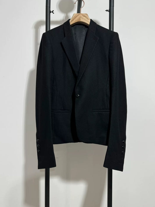 rick owens ro wool suit jacket
