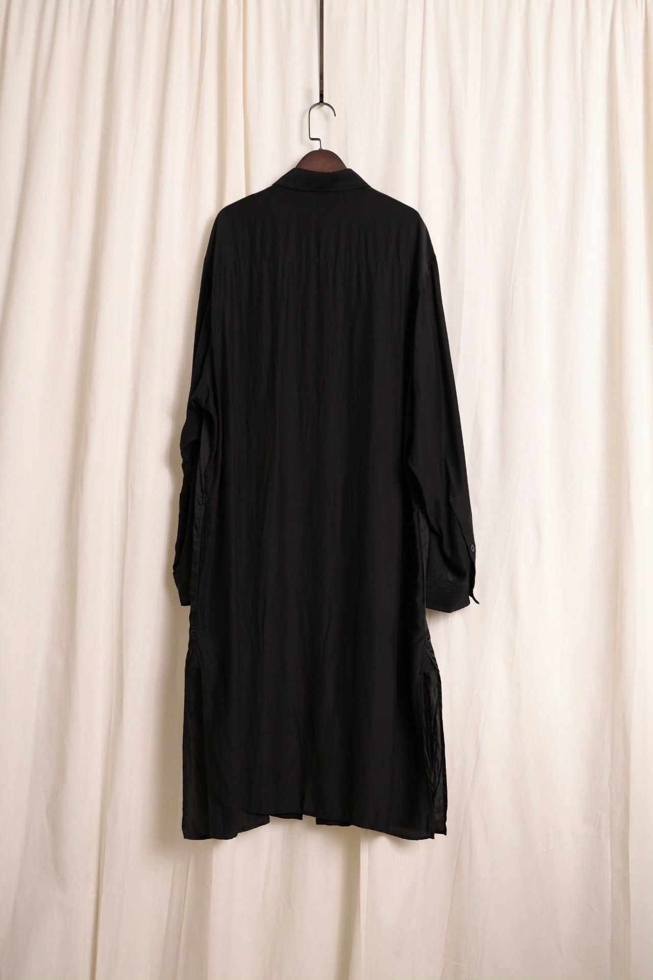 Yohji Yamamoto 2024 AW Silk Long Shirt