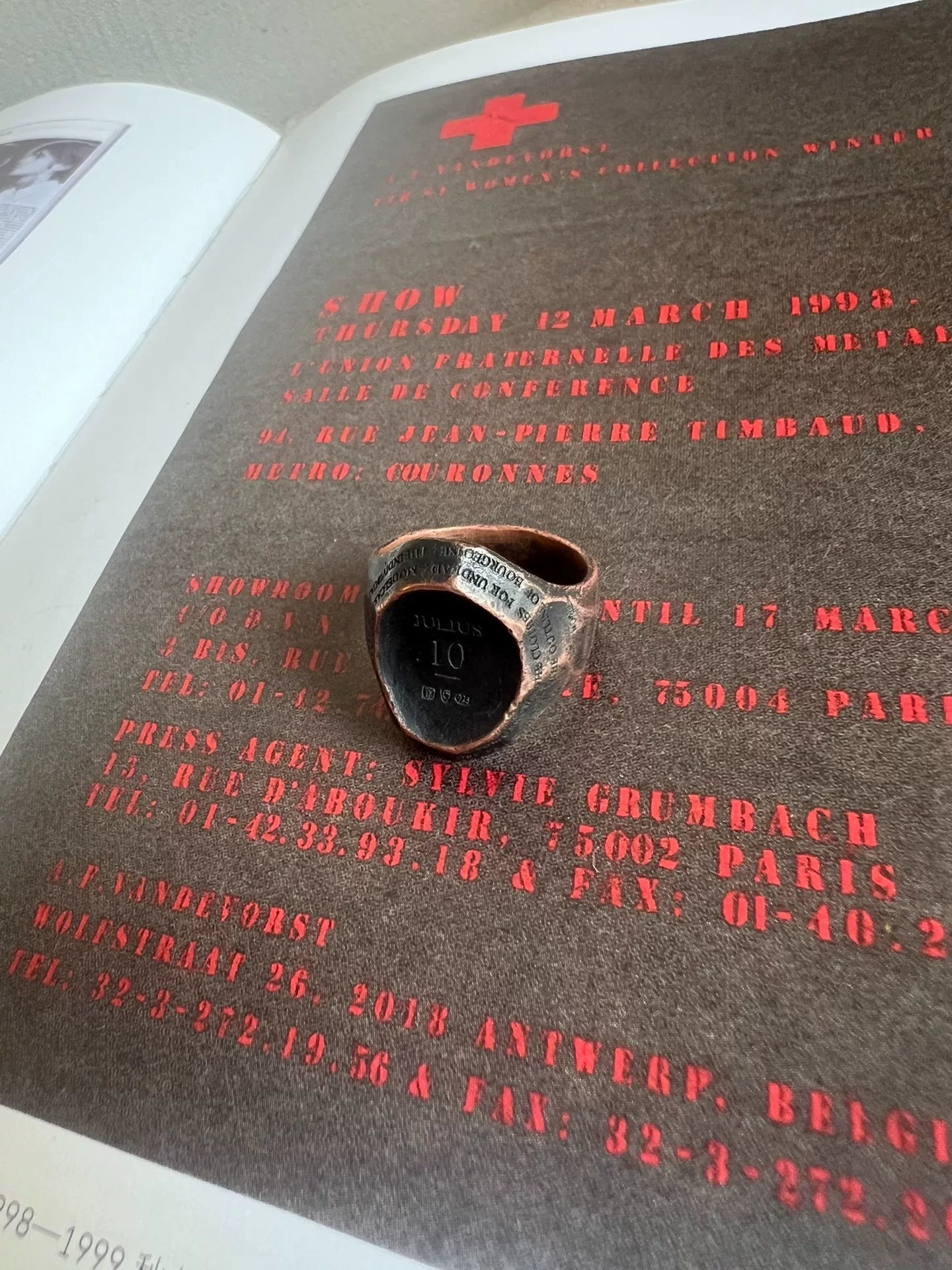 Julius 7 Industrial Silver Ring Limited Edition