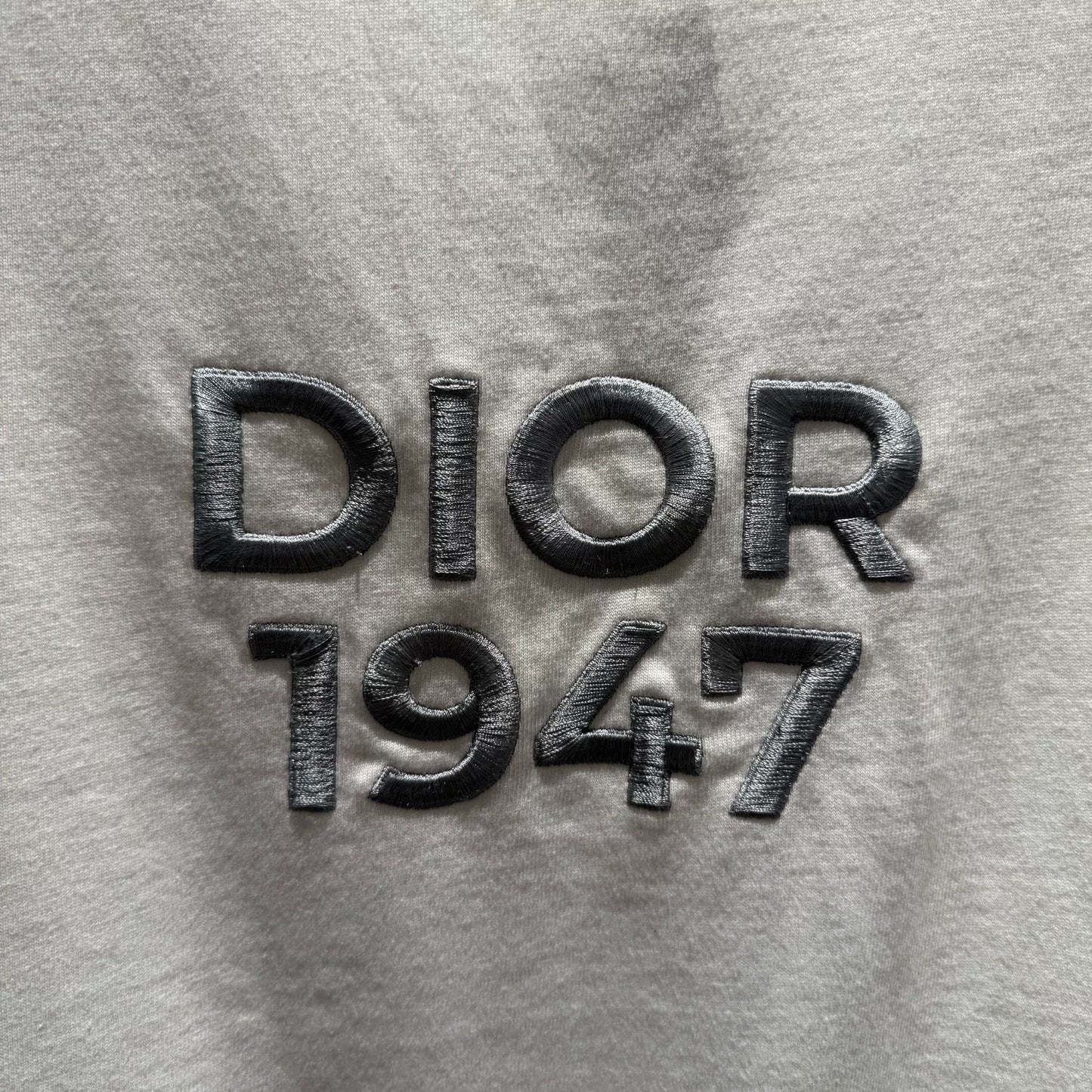 dior  short sleeve tee with embroidery