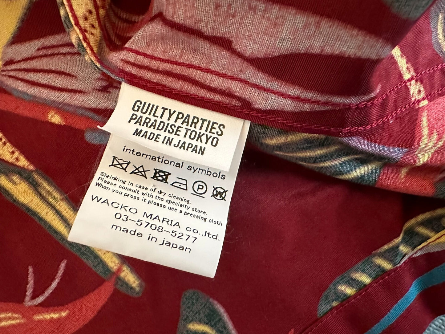 wacko maria floral hawaiian short sleeve shirt