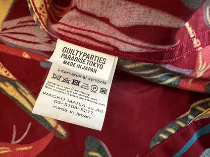 wacko maria floral hawaiian short sleeve shirt