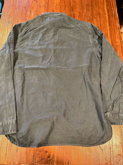 RRL Ralph Lauren Black Washed Denim Shirt M