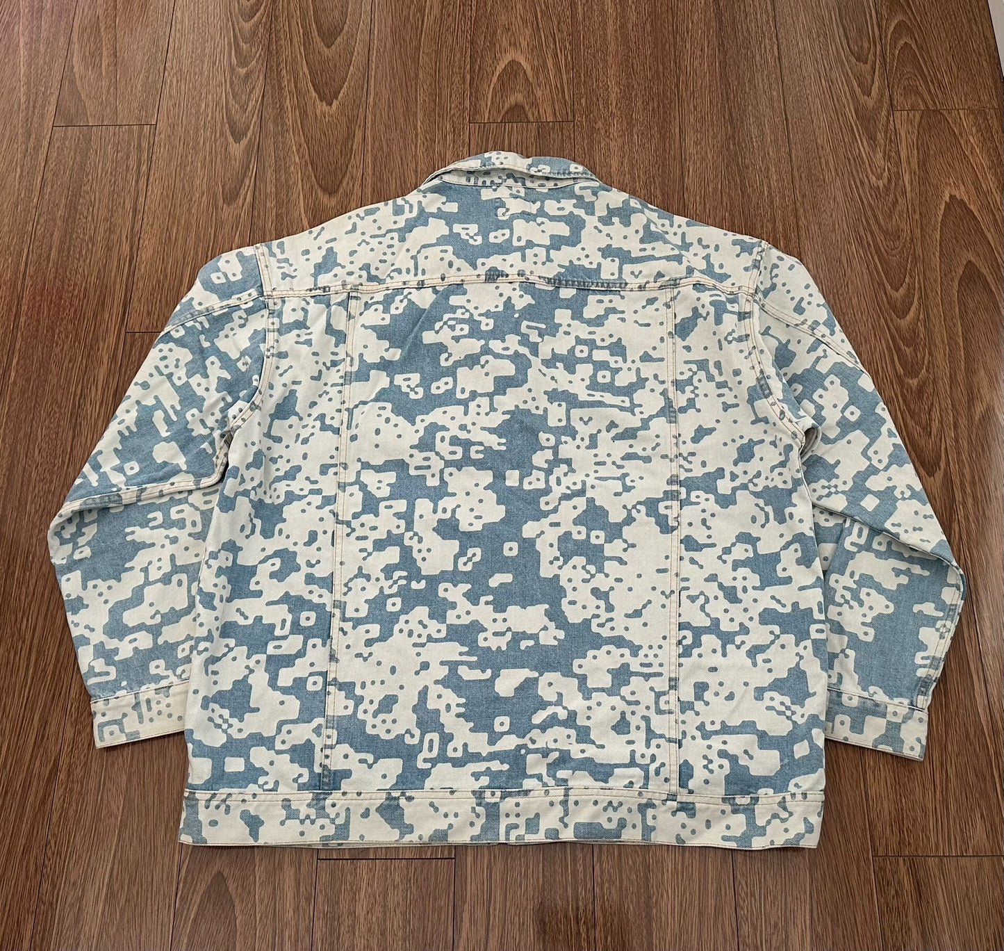 noise washed denim jacket by c.e cavempt