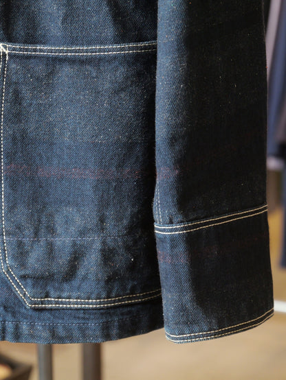 Kapital Pinstripe Denim Work Jacket